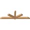 Ekena Millwork Kennewick Timber Gable Bracket, Western Red Cedar, 108"W x 36"H x 5 1/2"D x 5 1/2"F, 8/12 Pitch GBW108X36X0606KEN00SWR - alternate 5